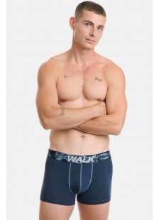 Herrenunterwäsche WALK Boxershorts 2 PACK W1762-4 BLUE BLUE DROPS Herrenunterwäsche WALK Boxershorts 2 PACK W1762-4 BLUE BLUE DROPS