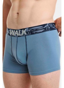 Herrenunterwäsche WALK Boxershorts 2 PACK W1762-4 BLUE BLUE DROPS Herrenunterwäsche WALK Boxershorts 2 PACK W1762-4 BLUE BLUE DROPS
