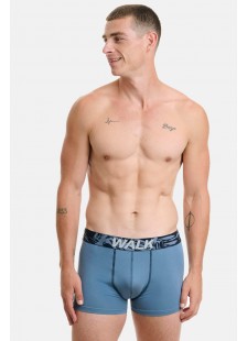 Herrenunterwäsche WALK Boxershorts 2 PACK W1762-4 BLUE BLUE DROPS Herrenunterwäsche WALK Boxershorts 2 PACK W1762-4 BLUE BLUE DROPS