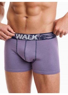 Herrenunterwäsche WALK Boxershorts 2 PACK W1762-4_0330 BLUE SK LILA