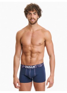 Herrenunterwäsche WALK Boxershorts 2 PACK W1762-4_0330 BLUE SK LILA