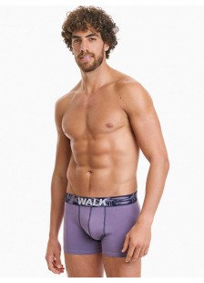 Herrenunterwäsche WALK Boxershorts 2 PACK W1762-4_0330 BLUE SK LILA