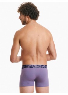 Herrenunterwäsche WALK Boxershorts 2 PACK W1762-4_0330 BLUE SK LILA