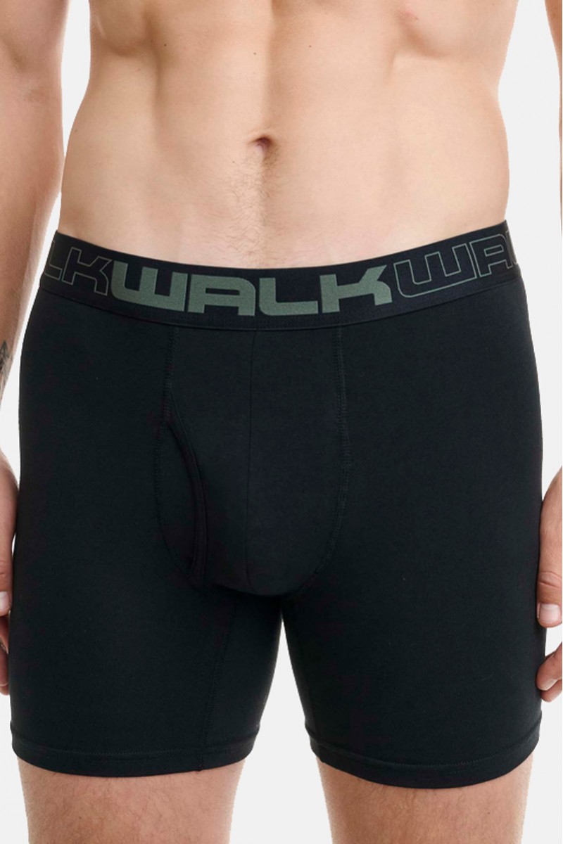 Long cotton boxers with opening WALK 2 Pack 1764-1 Long cotton boxers with opening WALK 2 Pack 1764-1