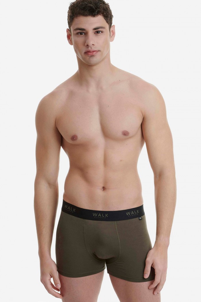 HERREN BOXERSHORTS BAMBUS WALK W1770_24 KHAKI