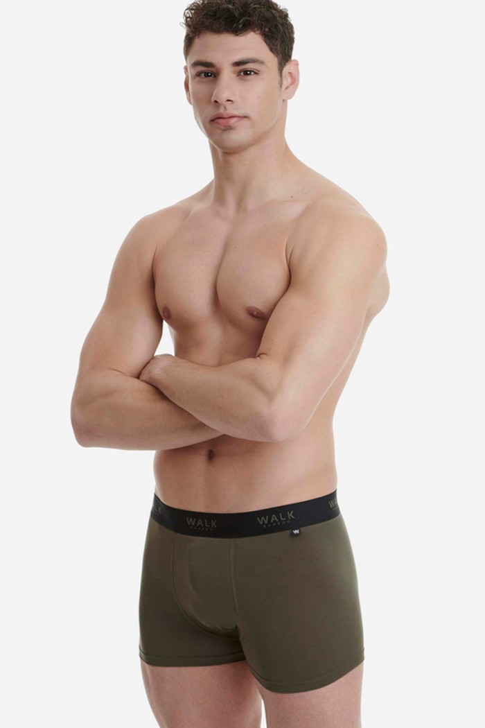HERREN BOXERSHORTS BAMBUS WALK W1770_24 KHAKI