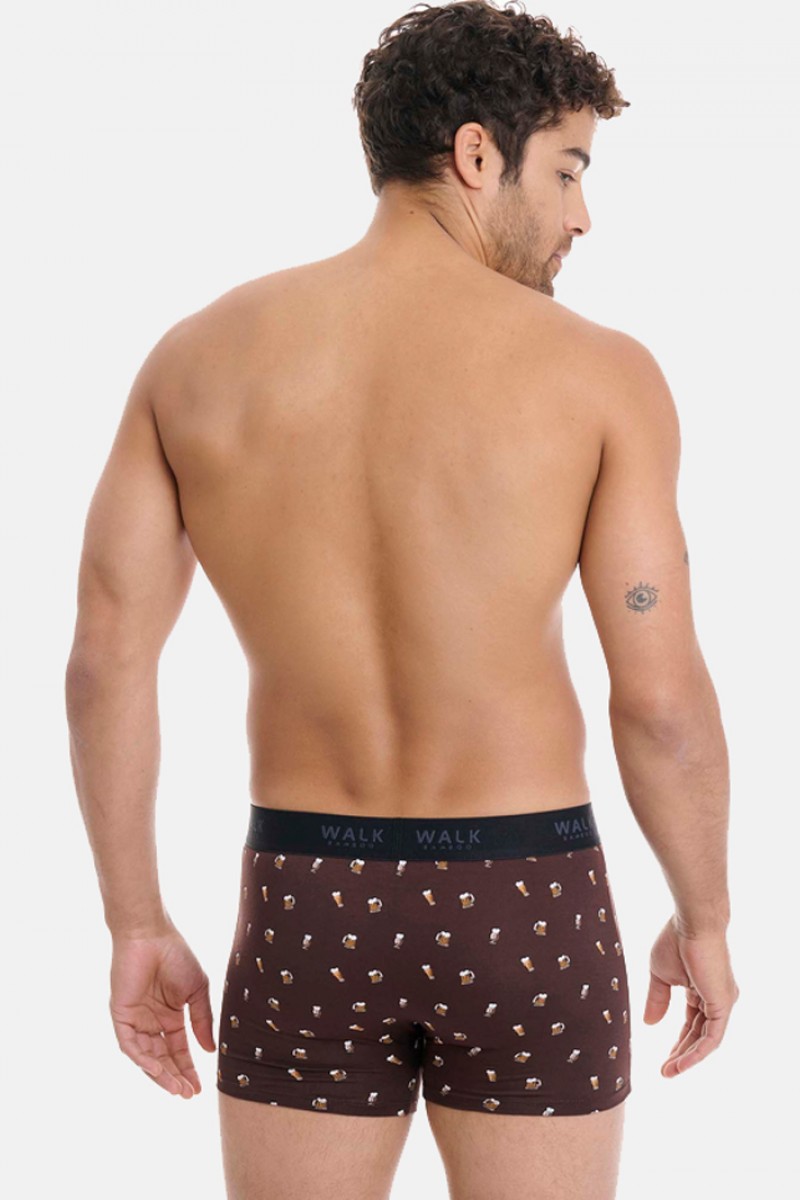 Men's Boxer WALK Bamboo W1770-60 Bordeaux