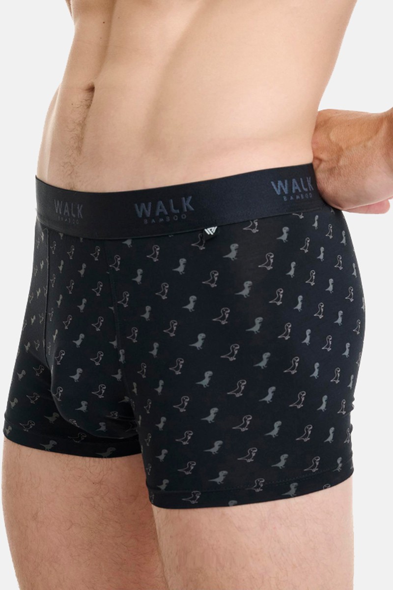 Men's Boxer WALK Bamboo W1770-67 BLACK