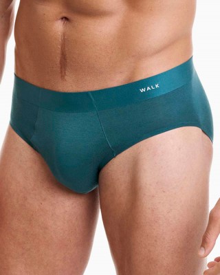 Men's Seamless BAMBOO WALK Bottom W1772_87 Petrol