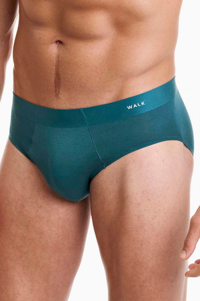 Men's Seamless BAMBOO WALK Bottom W1772_87 Petrol