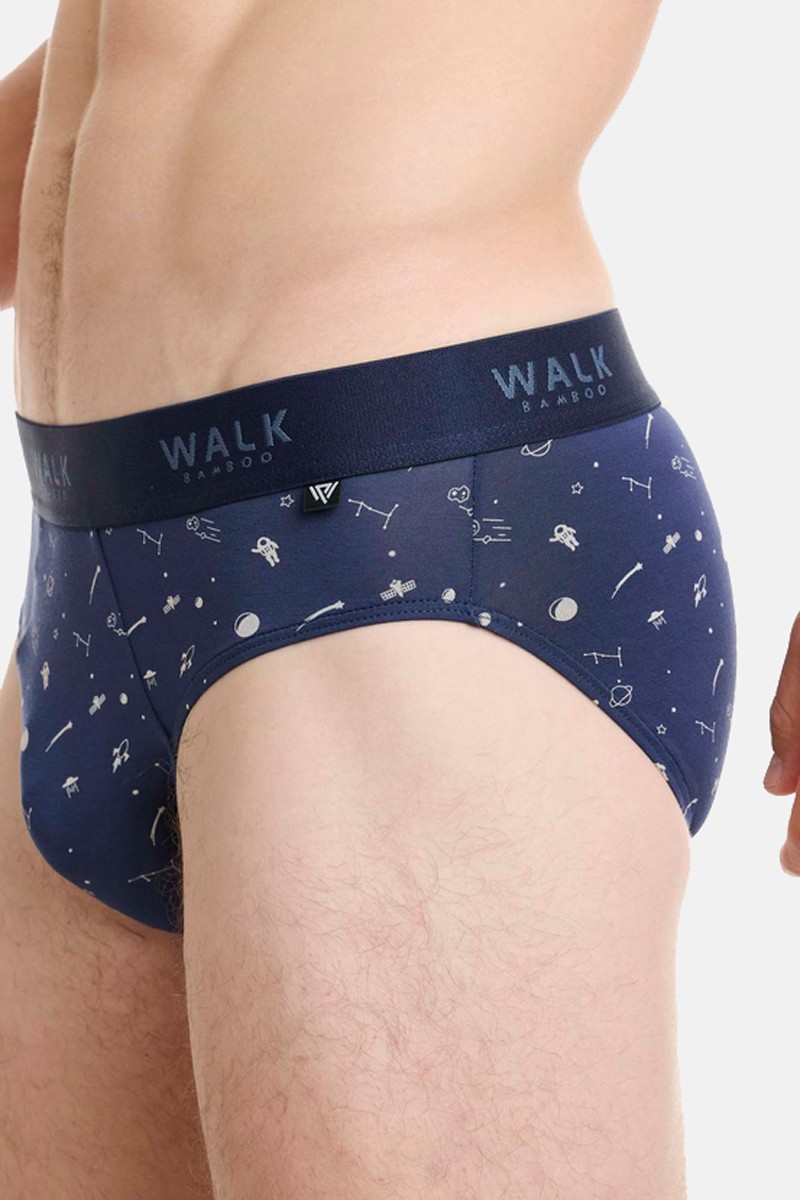 Men's BAMBOO WALK briefs W1775-20 Blue