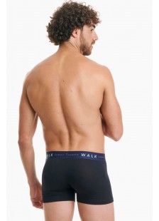 Unterwäsche BAMBOO WALK Boxershorts 2 PACK W1776 BLACK BLACK