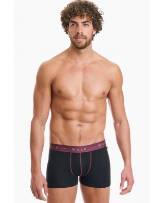 Underwear BAMBOO WALK Boxers 2 PACK W1776 BLACK BLACK