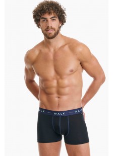 Unterwäsche BAMBOO WALK Boxershorts 2 PACK W1776 BLACK BLACK