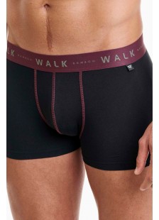 Unterwäsche BAMBOO WALK Boxershorts 2 PACK W1776 BLACK BLACK