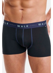 Unterwäsche BAMBOO WALK Boxershorts 2 PACK W1776 BLACK BLACK