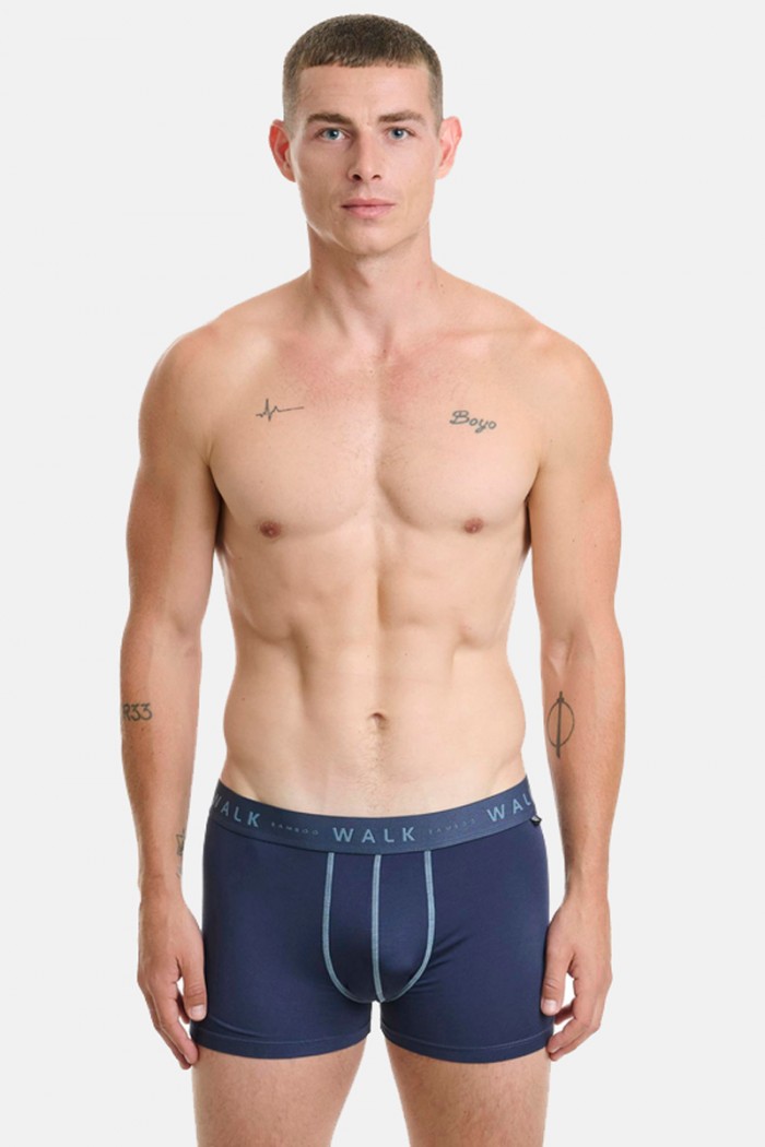 Unterwäsche BAMBOO WALK Boxershorts 2 PACK W1776 NAVY RAF