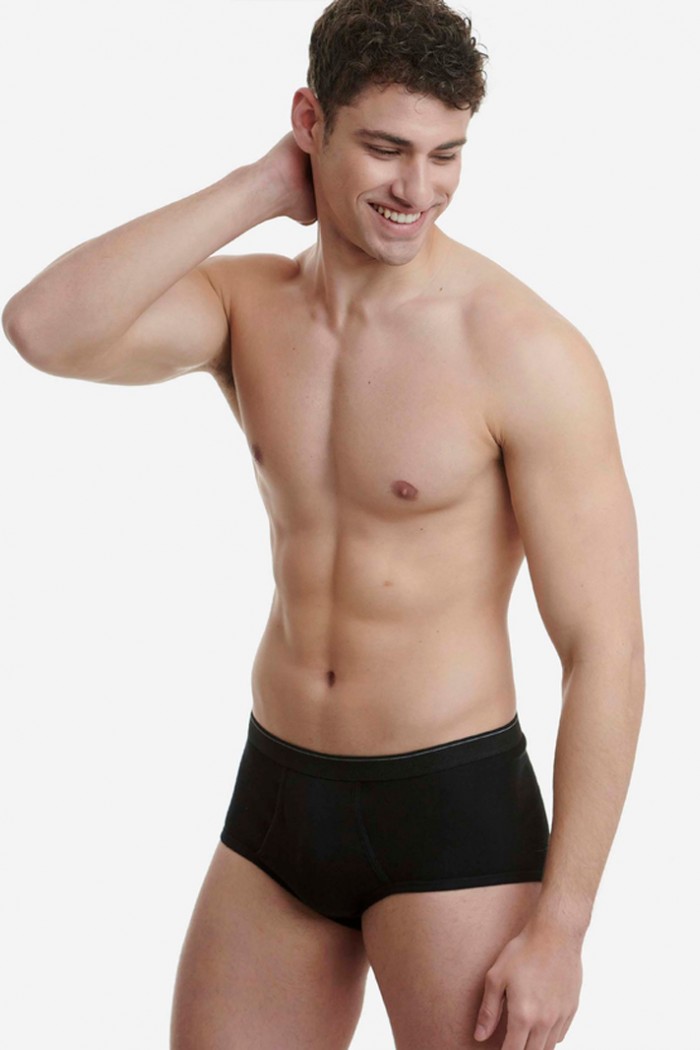 Men's underwear WALK Classic W1780-2 BLACK 2 PIECES