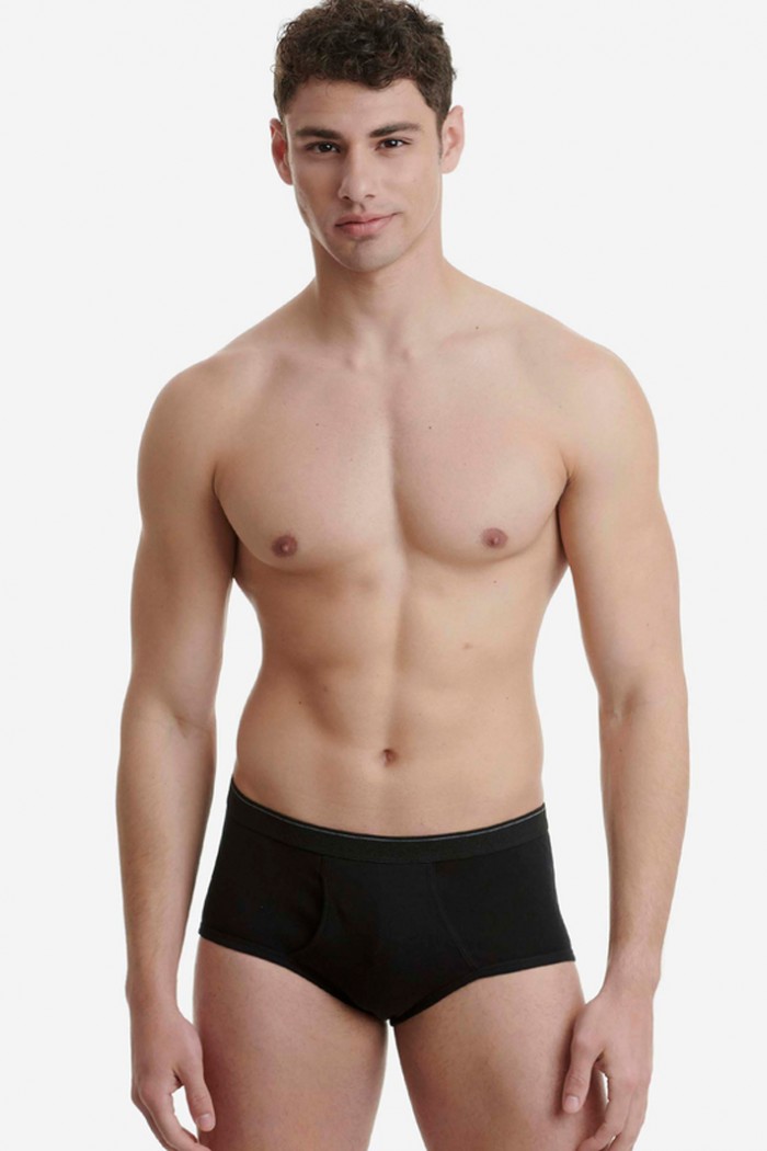 Men's underwear WALK Classic W1780-2 BLACK 2 PIECES