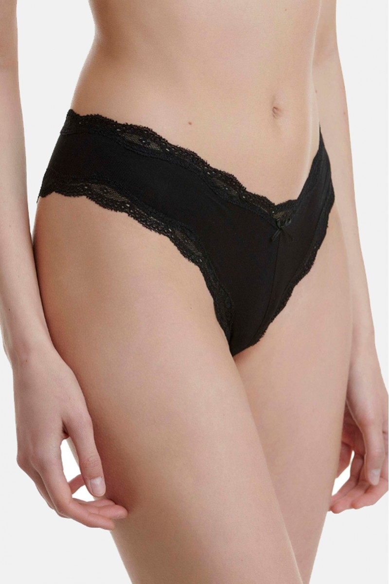 Women's Brazilian Lace WALK BAMBOO W2014 BLACK 2 Pack Women's Brazilian Lace WALK BAMBOO W2014 BLACK 2 Pack