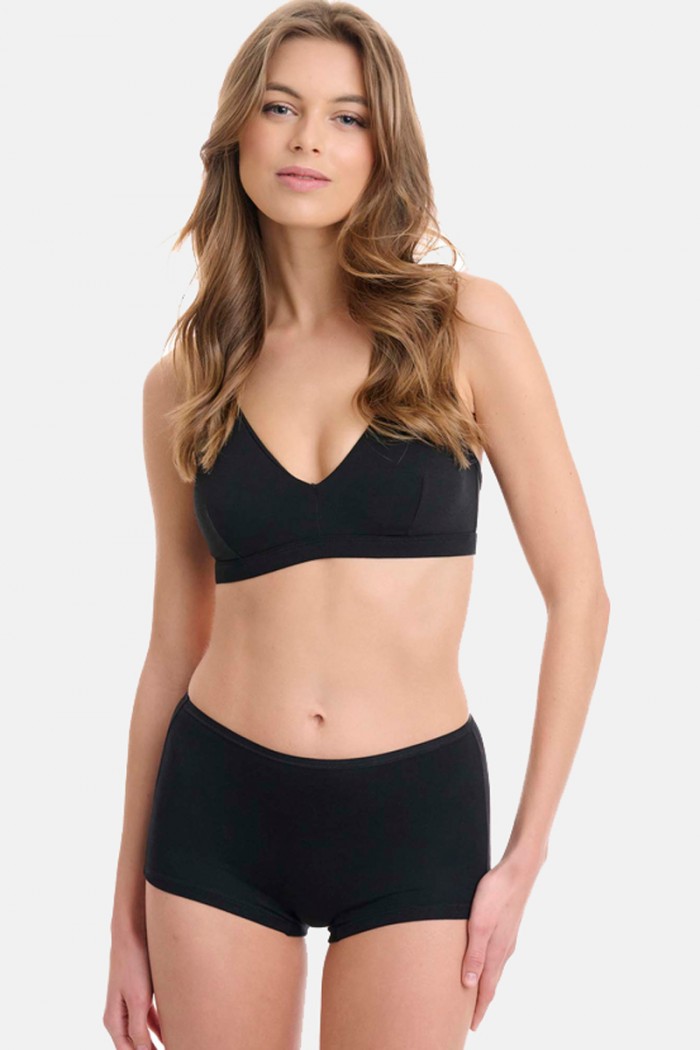 Women's boxers WALK Bamboo W2034 BLACK 2 PACK