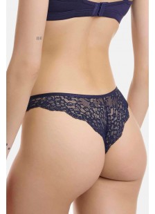 Women's Brazilian with lace WALK BAMBOO W2043 BLUE DROPS