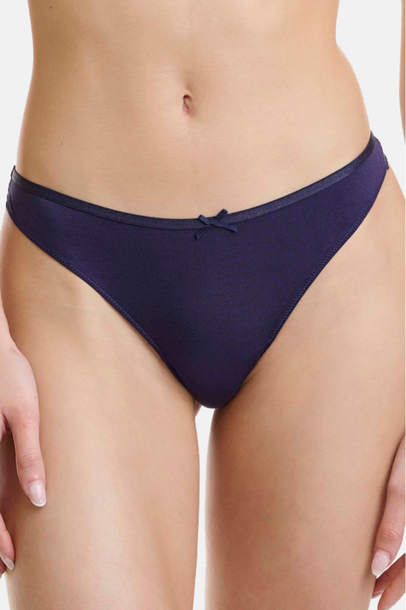 Women's Brazilian with lace WALK BAMBOO W2043 BLUE DROPS