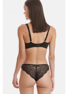 Women's lace briefs WALK BAMBOO W2044 BLACK