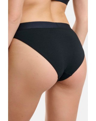 Cotton briefs with elastic band WALK W2050-1 BLACK