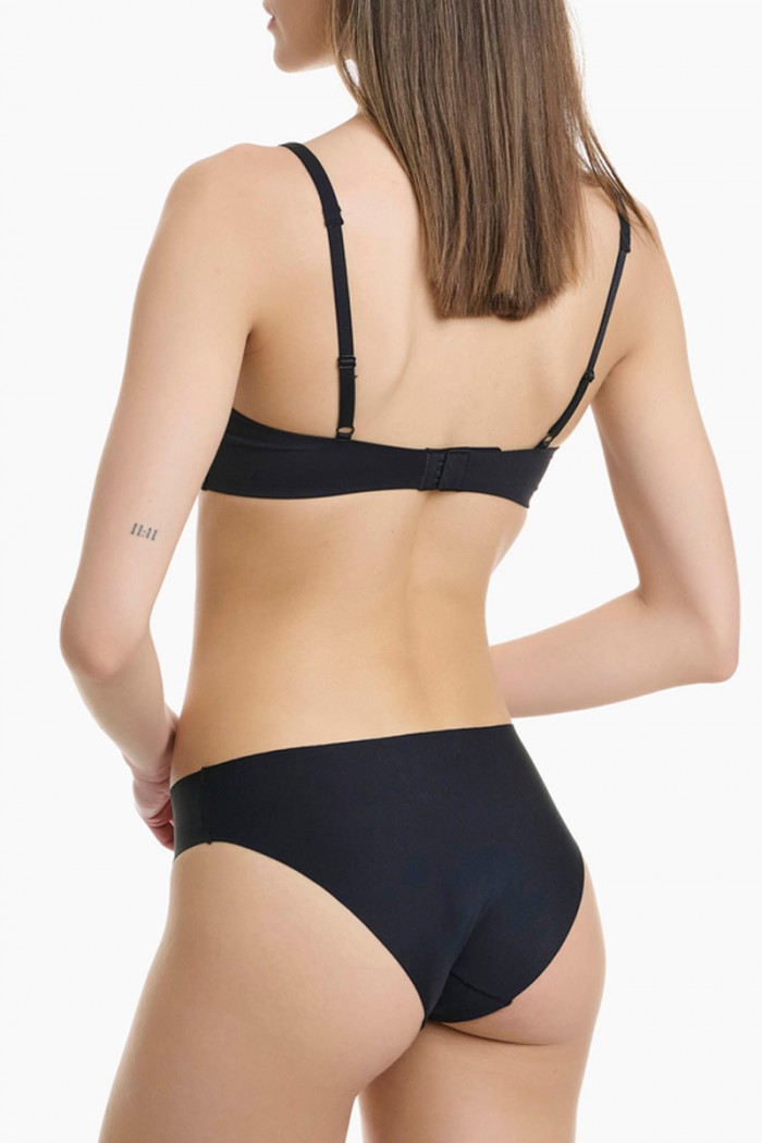 Seamless invisible briefs WALK 2 PACK W2072_0202 BLACK