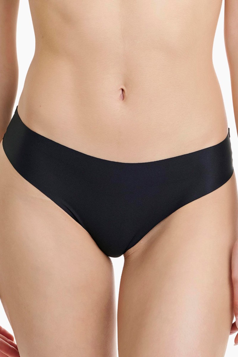 Seamless invisible briefs WALK 2 PACK W2072_0202 BLACK