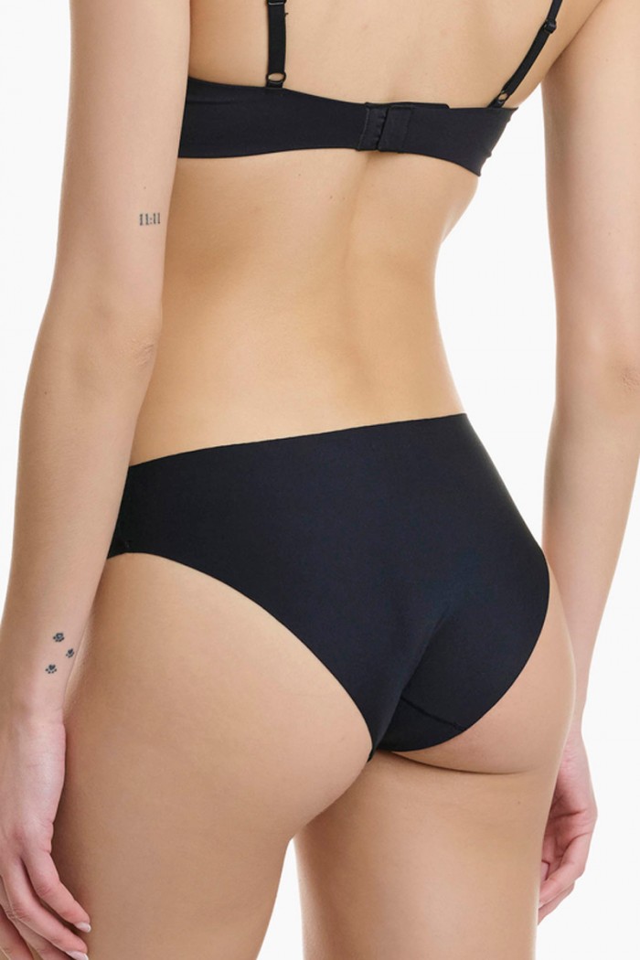 Seamless invisible briefs WALK 2 PACK W2072_0202 BLACK