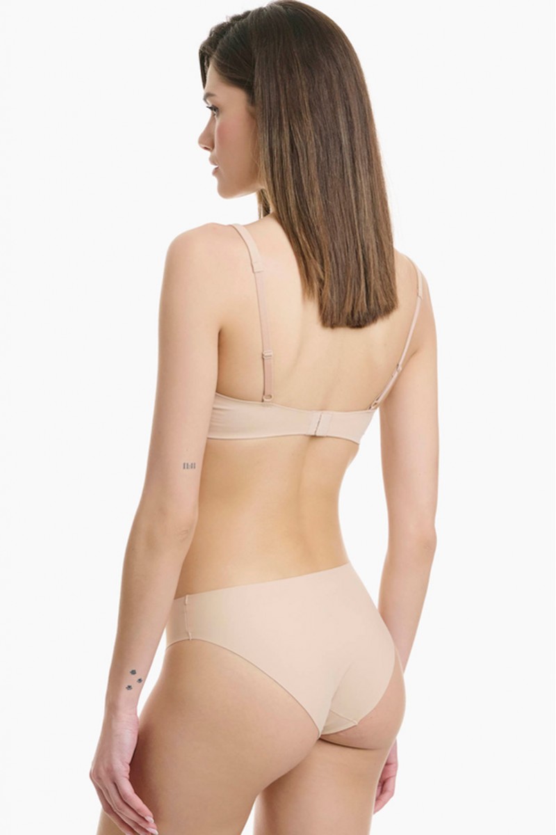Seamless invisible briefs WALK 2 PACK W2072_1919 BEZ Seamless invisible briefs WALK 2 PACK W2072_1919 BEZ