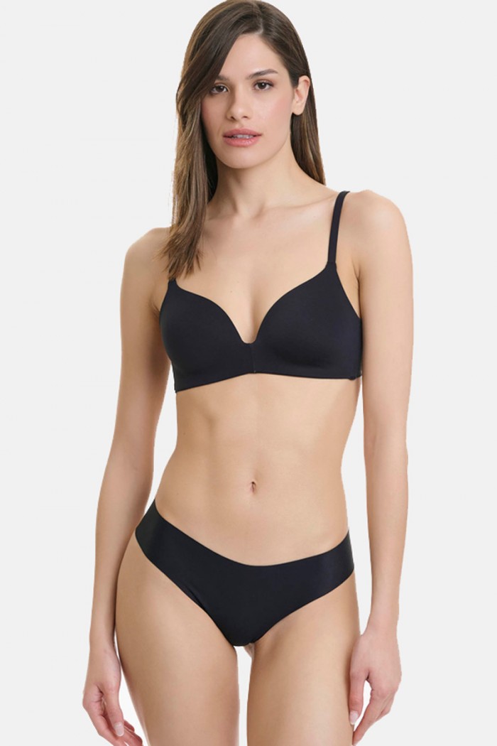 Invisible brazilian seamless WALK 2 PACK W2074_0202 BLACK