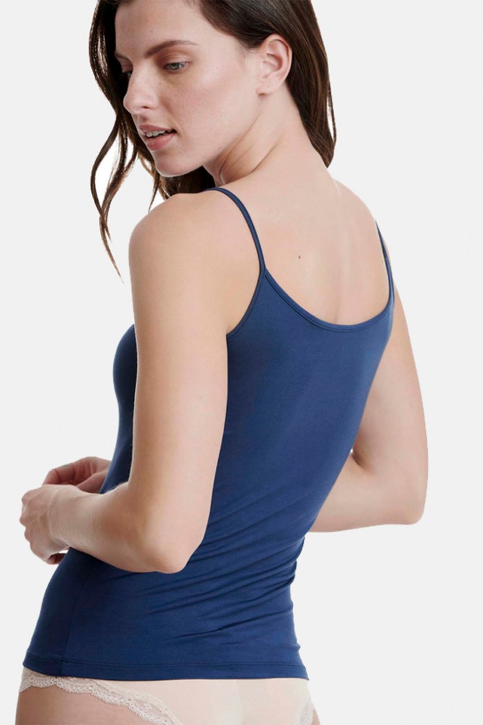 Elastic T-shirt with strap WALK Bamboo W2201_03 Blue