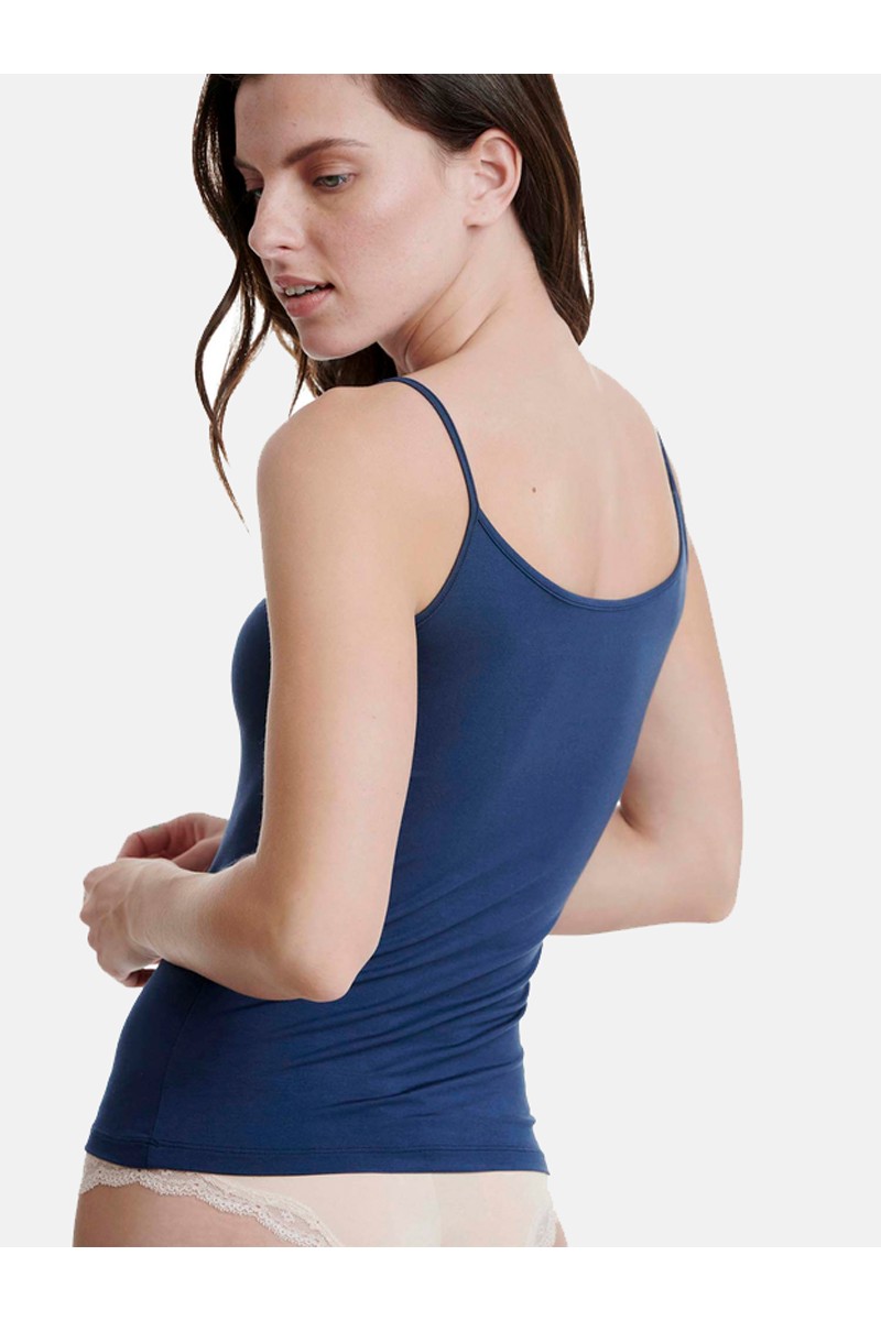 Elastisches T-Shirt mit Träger WALK Bamboo W2201_03 Blau Elastisches T-Shirt mit Träger WALK Bamboo W2201_03 Blau