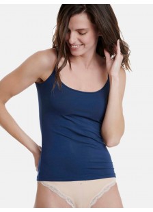 Elastisches T-Shirt mit Träger WALK Bamboo W2201_03 Blau Elastisches T-Shirt mit Träger WALK Bamboo W2201_03 Blau
