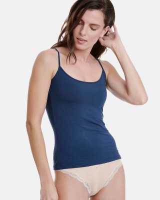 Elastic T-shirt with strap WALK Bamboo W2201_03 Blue