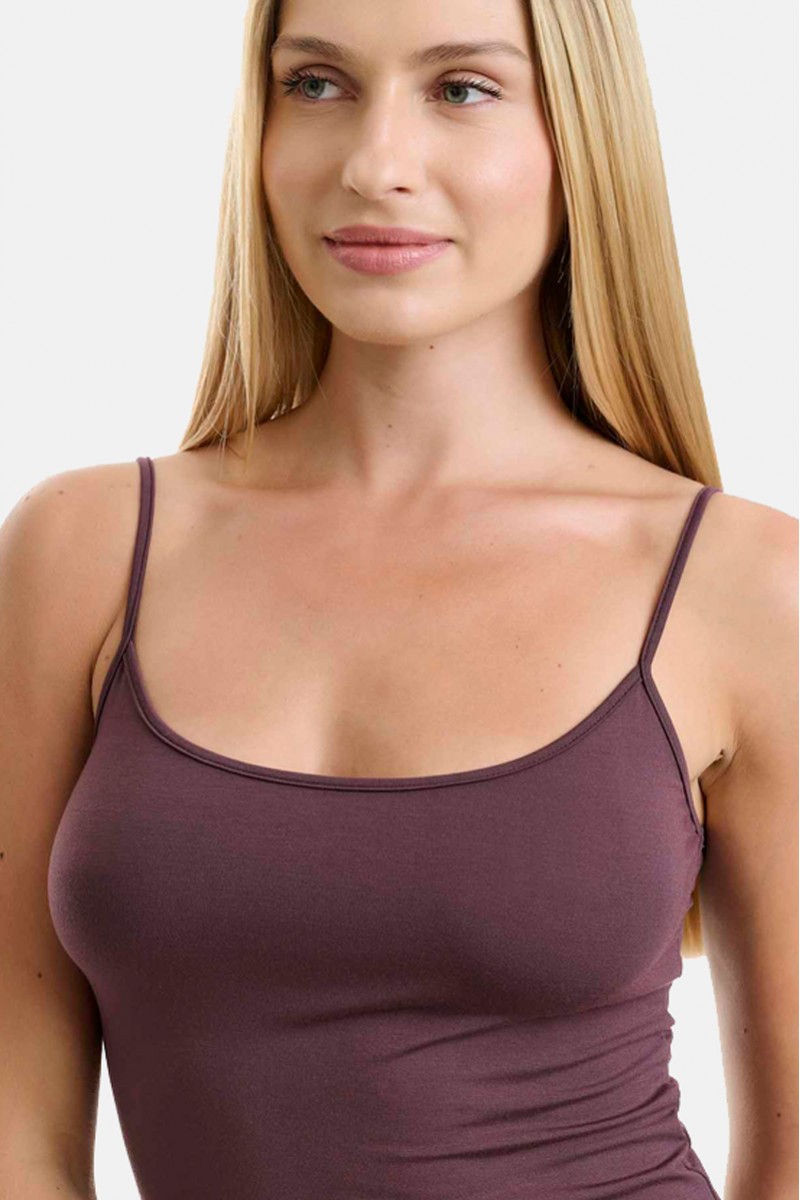 Elastisches T-Shirt mit Trägern WALK Bamboo W2201_01 Bamboo WALK Bamboo W2201_01 TIFF Elastisches T-Shirt mit Trägern WALK Bamboo W2201_01 Bamboo WALK Bamboo W2201_01 TIFF