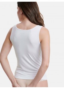 Elastisches T-Shirt mit breitem Rand WALK Bamboo W2202_01 WHITE Elastisches T-Shirt mit breitem Rand WALK Bamboo W2202_01 WHITE