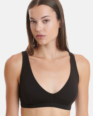 Sports bra triangular WALK Bamboo W2213_02 BLACK