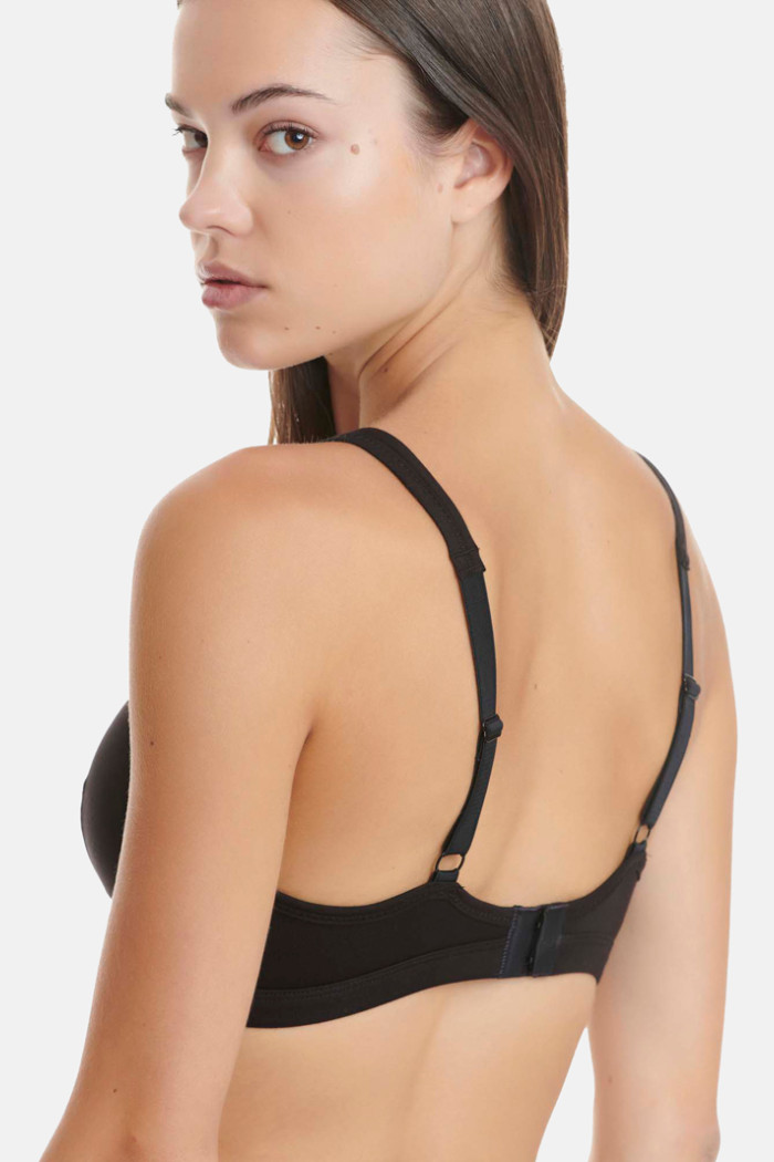 Sports bra triangular WALK Bamboo W2213_02 BLACK