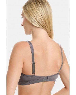 Triangle bra WALK Bamboo W2213_10 GREY BLACK