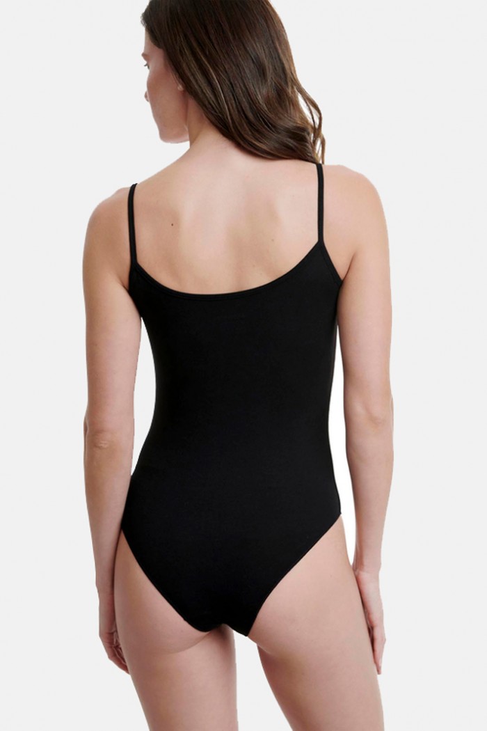 Elastic leotard Bamboo WALK W2220_02 Black