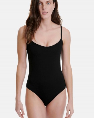 Elastic leotard Bamboo WALK W2220_02 Black