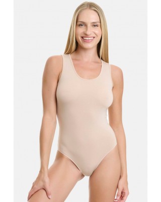 Elastic bodysuit with wide raga Bamboo WALK W2221_19 BENZ