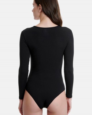 Elastic bodysuit with smile from Bamboo WALK W2224_02