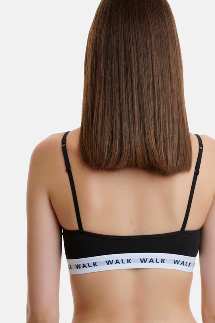 Sports bralette with elastic and thin strap WALK W2250_02