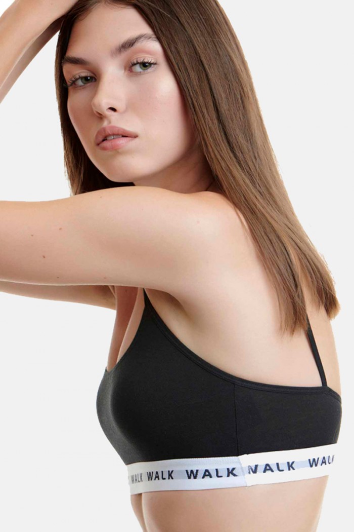 Sports bralette with elastic and thin strap WALK W2250_02