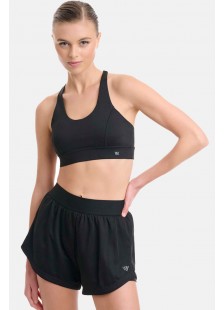 Sports shorts with inner leggings WALK 915-1 BLACK Sports shorts with inner leggings WALK 915-1 BLACK